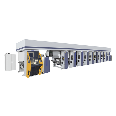 GWASY-A High Speed ​​7 Motor system 8 Color Gravure Printing Machine in 180 mpm (type de déroulement et de rembobinage extérieur)