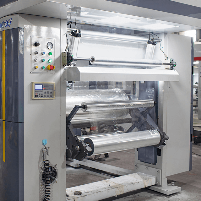 Machine d'impression par gravure haute vitesse à 7 moteurs et 8 couleurs en 180 Mpm